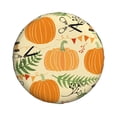 thumbnail image 2 of XMXY Pumpkin Mature Leave Spare Tire Cover, Universal Waterproof Cover for Jeep RV Tire Wheel Protection, 14 inch, 2 of 8