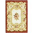 thumbnail image 2 of SAFAVIEH Chelsea Zoja Floral Wool Runner Rug, Ivory/Burgundy, 2'6" x 10', 2 of 10