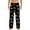 Black, variant on WEAIXIMIUNG Mens Pj Pants Flannel Tall Mens Valentine's Day Casual Pants Pajama Pants with Drawstring and Pockets Valentine's Day Pants