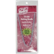 Silvalume Circular Knitting Needles 36"-Size 3/3.25mm, Pk 3, Susan Bates