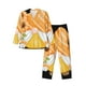thumbnail image 1 of Balery Sunflower Gnomes 2 Pijama para Hombre de Dos Piezas con Manga Larga, Conjunto de Dormir y Descanso Suave con Bolsillos-Small, 1 of 7