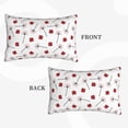 thumbnail image 2 of Yiaed Ladybug With Dandelion Print Brushed Microfiber Envelope Pillowcases, Standard,Envelope Closure Pillow Cases(Without Pillow Core)-20"x30", 2 of 6