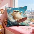 thumbnail image 2 of Housse de Coussin à Imprimé Mignon, Lavable à la Machine, Housse de Coussin Douce avec Fermeture Éclair Invisible, pour Décoration de Salon, Chambre et Sofa, 2 of 6