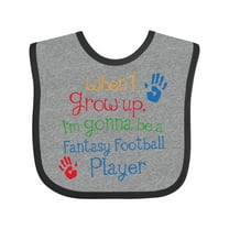 Inktastic Fantasy Football Player Future Boys or Girls Baby Bib