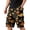 Dark Gray, variant on GrmtClth Mens Halloween print shorts 2026 Cute Jack O Lantern Beach Cargo Shorts Quick Dry Multi Storage Pocket Short Pants Summer Fun Travel Clothes Dark Gray XL