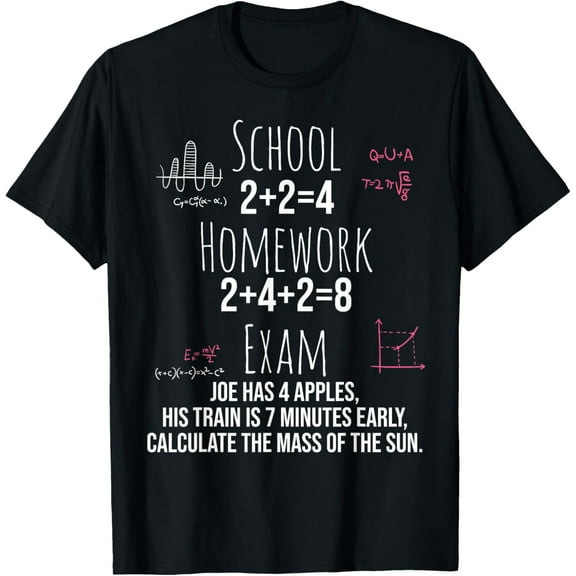 Exquisite and comfortable-Funny Math gift for Teen Girls Tween Women Teacher College T-Shirt