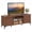 Brown, variant on Costway 2-Door TV Stand for TVs up to 65” with 2 Storage Cabinets & 4 Adjustable Shelves Turquoise