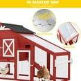 thumbnail image 3 of Aivituvin Chicken Coop Mobile Hen House with Nesting Box with Wheel for 2-4 Chickens, 3 of 7
