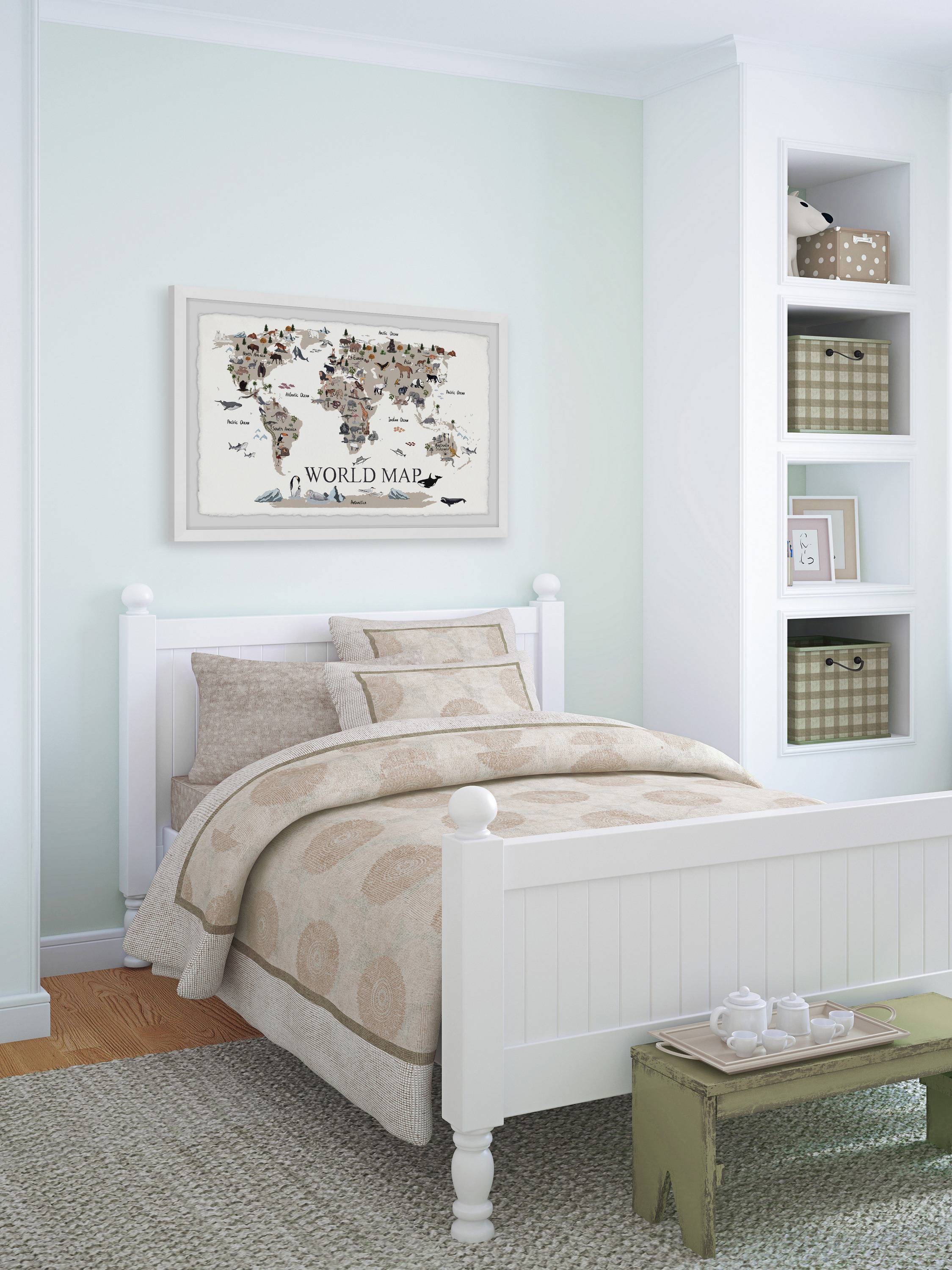 Marmont Hill Find the Animals Framed Wall Art