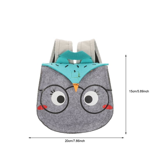 UPOUART Doggy Backpacks Small Backpack Dog Supply Grey 1Pack Quick Release