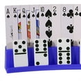 thumbnail image 3 of HLONK 2pcs Elegant Domino And Card Display Tray Multi-Purpose Holder Domino Racks Canasta Card Holder Card Holder For Kids Canasta Playing Cards Holder, 3 of 8
