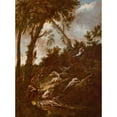 thumbnail image 3 of Alessandro Magnasco 14x18 Black Modern Framed Museum Art Print Titled - Hermits (Anachorets) (1712-1715), 3 of 5