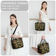thumbnail image 6 of OBREWU Black Sunflower Womens Lunch Box for Work,Insulated Large Black Sunflower Lunch Bag for Women,Loncheras Para Mujer,Leakproof Adult Lunch Bag for Work,Beach,Travel,Picnic,Camping, 6 of 7