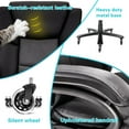 thumbnail image 6 of Big and Tall Office Chair,500lbs Capacity Heavy Duty Office Chair for Heavy People, High Back Executive Office Chair with Adjustable Lumbar Support, Quiet Rubber Wheel, Thick Padded, 6 of 7