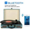 thumbnail image 2 of Tocadiscos Tocadiscos de Vinilo Bluetooth Vintage de 3 velocidades con Altavoz estéreo, Maleta accionada por Correa Tocadiscos de Vinilo, 2 of 5