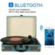 thumbnail image 2 of Tocadiscos Tocadiscos de Vinilo Bluetooth Vintage de 3 velocidades con Altavoz estéreo, Maleta accionada por Correa Tocadiscos de Vinilo, 2 of 5
