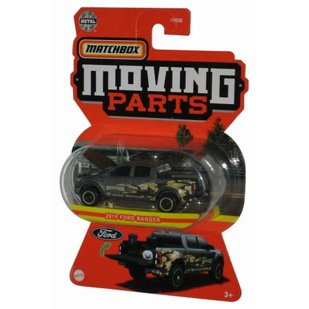 Matchbox Moving Parts (2021) Gray 2019 Ford Ranger Toy Truck