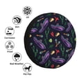 thumbnail image 4 of Sikiie Colorful Vintage Cactuses PVC Leather Spare Tire Wheel Cover Spare Tire Cover, for Car Truck SUV Camper Trailer Universal Fit(14-17in)-17 inch, 4 of 6