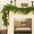 thumbnail image 4 of Costeam Pine Wreath Christmas Decorations for Front Door, Artificial Plants Green Christmas Wreath with Lights Home Decor, Xmas Decor for Mantel Wall Holiday Winter Decor, 4 of 9