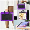 thumbnail image 6 of for Samsung Galaxy Tab S10 Ultra/S9 Ultra/S8 Ultra Case 14.6 inch, 360 Rotating Shockproof Cover with Stand, Handle, Shoulder Strap (SM-X920/X910/X900), Purple, 6 of 7