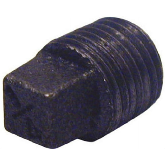 STZ Industries 3/4 in. MIP each Black Malleable Iron Plug