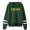 Green, variant on Overcompensating Yates Orientation Hoodie Pocketless Parallel Bars Sleeve Men Women Hooded Sweatshirt