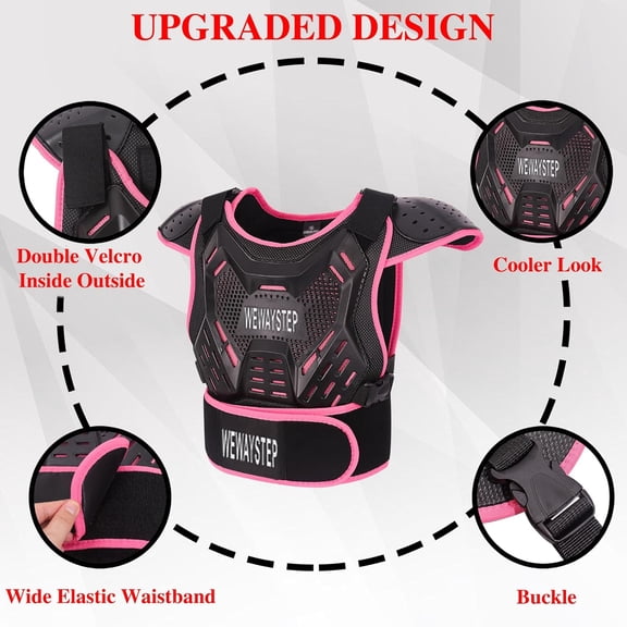 Kids' Dirt Bike Armor - Motocross Protective Gear with Chest Protector, Knee & Elbow Pads for Cycling & Off-Road Riding
