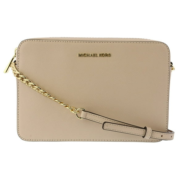 Michael Kors Jet Set Large Saffiano Leather Crossbody - Soft Pink