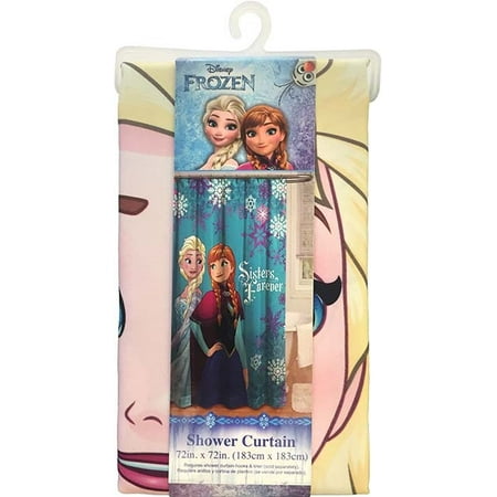 Disney Frozen 72" x 72" Fabric Shower Curtain, 1 Each