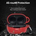 thumbnail image 2 of Sywqhk Funda de carga para auriculares compatible con Bluetooth para JBL Tune 115TWS (rojo), 2 of 9