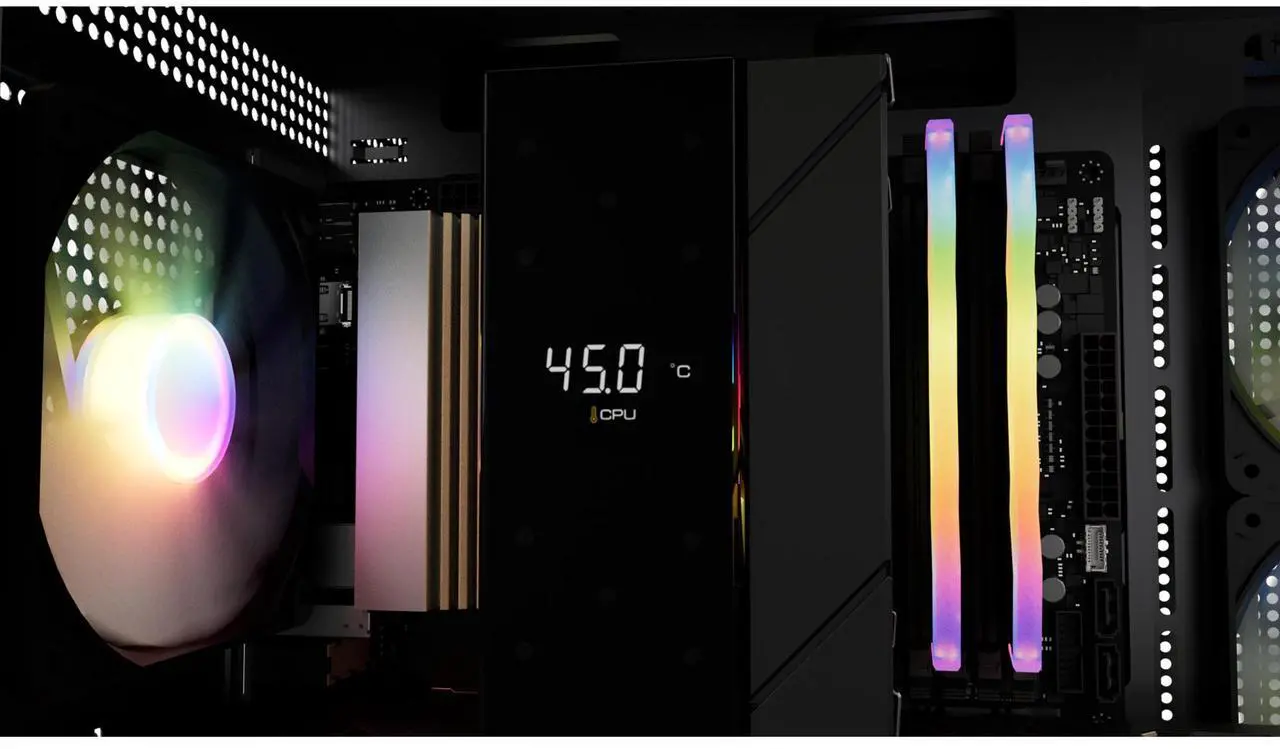 Andromeda Insights AMD Spectra Gaming PC - RX 9070 XT 16GB | Ryzen 5 9600X (5.4 GHz Turbo Boost) | 16GB DDR5 6000MHz | 1TB Gen4 SSD | 850W Gold | ARGB | Wi-Fi + BT | Win 11
