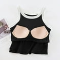 thumbnail image 4 of Wiyuqeen Ribbed Tank Tops for Women Color Block High Neck Seamless Cute Cropped Tops Basics Slim Fit Sleeveless Workout Athletic Yoga Shirts with Bra, 4 of 5