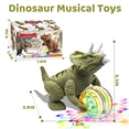 thumbnail image 5 of Musical Dinosaur Toys for 1 Year Old Baby - Light up Toys for Newborn Infant, Crawling Toys for 6-12-18 Months Kids, Early Learning Educational Toys and Gifts for 1-3 Year Old Toddlers, 5 of 8