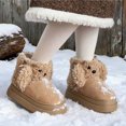 thumbnail image 6 of Aihuaihua Women's Cute Sheep Fuzzy Snow Boots, Winter Suede Ankle Booties with Warm Plush Lining Non- Sole Outdoor, 6 of 9