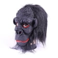thumbnail image 3 of SUNSIOM Visage de Gorille d'Halloween, Visage d'Animal Réaliste Cosplay pour Fête de Rôle, 3 of 6