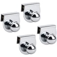 thumbnail image 1 of Whataatahia Paquete de 4 manijas de puerta de vidrio, sin perforación, clips de abrazadera para puerta de vidrio, 5-8 mm, para vitrinas, muebles, vitrinas, cajones, 1 of 5