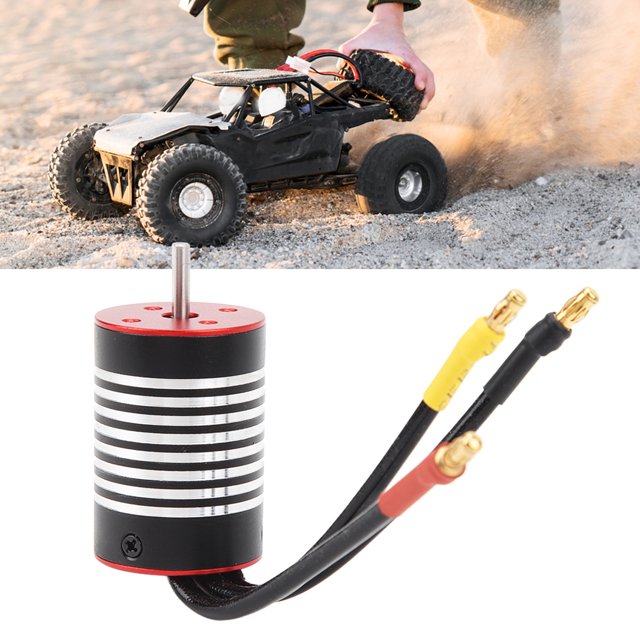 Motor Sin Escobillas Del Coche RC, Motor Sin Escobillas De Alta Velocidad Del Buen Aislamiento 4 Para El Coche 1/18 RC