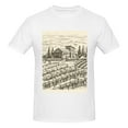 thumbnail image 4 of Bingfone Vineyard Landscape Men'S Loose Fit Short-Sleeve Pocket T-Shirt, 4 of 7
