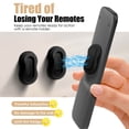 thumbnail image 2 of mdesiwst Magnetic Remote Control Holder Self-Adhesive Remote Control Storage Hook No-Drill Wall Mount Remote Storage Hook for Ceramic Tiles Glass Wood Latex Paint Walls, 2 of 8