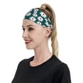 thumbnail image 4 of Wukai Daisies Flowers Sports sweatband,Men & Women Sweatband Headband for Running, Cross Training, Racquetball, Working Out, 4 of 7