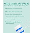 thumbnail image 3 of DHC All Purpose Olive Virgin Oil Cotton Swabs 50 Pack, Fragrance-Free, 50 Count, 3 of 5