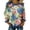 Multicolor 1, variant on QASIEATN Women's Off Shoulder Multicolor Print Sweatshirt Cozy Long Sleeve Oversized Fit Stylish Tops