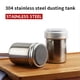 thumbnail image 3 of Bewildely Tamiz Shaker Plata Práctico Acero inoxidable Chocolate Azúcar Harina Plumero Pulverizador Hornear Accesorios de cocina Utensilios Cocina y Comedor, 3 of 5
