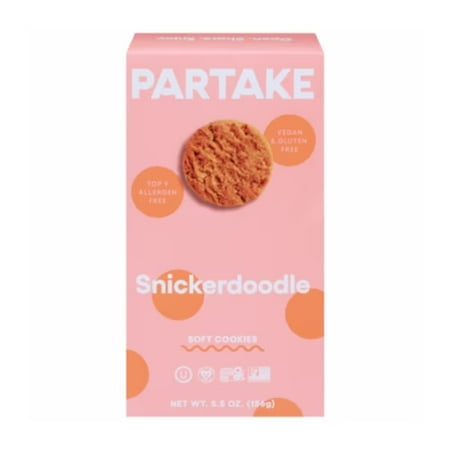 PARTAKE FOODS - Cookie Snickerdoodle Food 5.5OZ ( Pack of 6)