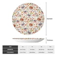 thumbnail image 2 of Wukai BBQ Party1 Print Decorative Plate for Display,Bone China Decorative Plate, Ceramic Dinner Plate with Stand, Vertical Ceramic Plate-8in, 2 of 6