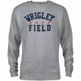 thumbnail image 1 of Wrigley Field 'Old School' Crewneck Flock Sweatshirt, 1 of 1