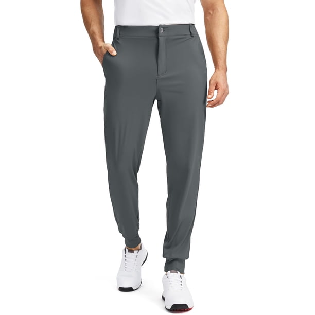 Pantalones deportivos de golf Soothfeel para hombre, color gris tinta, Slim Fit XL