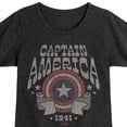 thumbnail image 3 of Marvel Captain America - Band - Toddler and Youth Girls Fitted Short Sleeve Graphic T-shirt, 3 of 5