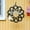 Black, variant on Oioii 11.81in Valentine’s Day Metal Horseshoe Wreath - Romantic Outdoor Courtyard Craft, Durable Metal Decor for Home Entrance & Garden, Blue
