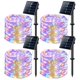 thumbnail image 1 of Guirnalda de luces solares JMEXSUSS, paquete de 4, 100 LED, 10 m, resistente al agua, 1 of 7